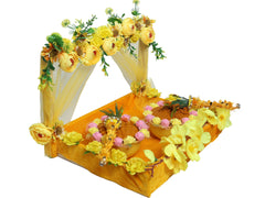 Bliss Floral Haldi Platter