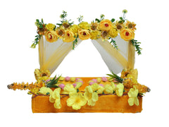 Bliss Floral Haldi Platter