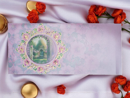 Blush Pink Gardenia Shagun Envelope(Pack of 10)