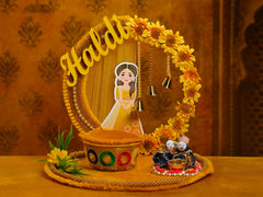 Bridal Bliss Haldi Thali