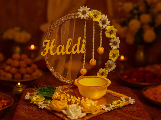 Celestial Haldi Platter