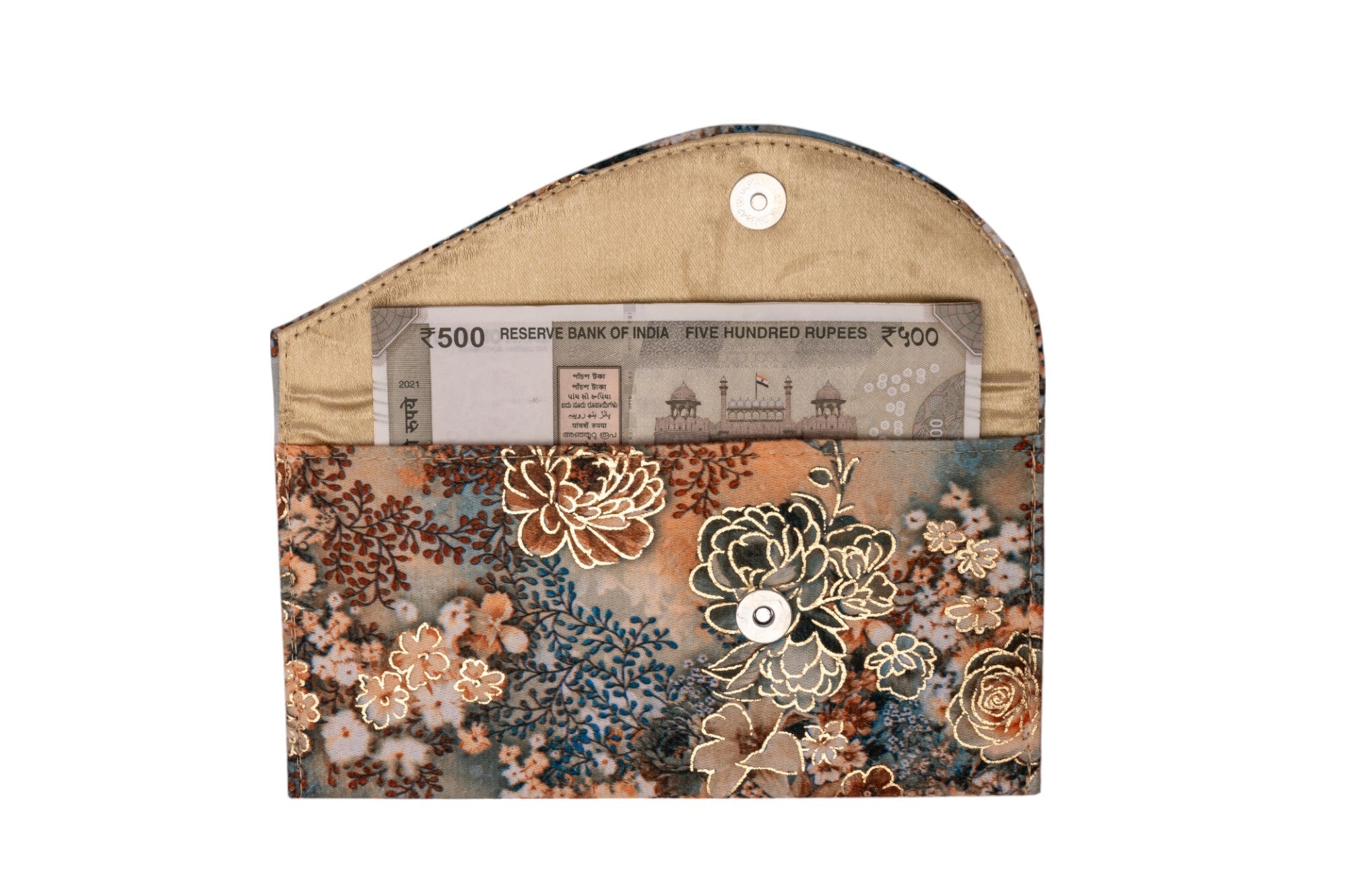 Elegant Floral Fabric Shagun Envelope
