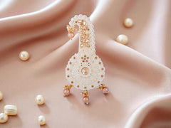 Elegant Groom kalgi with Stone Embellishments