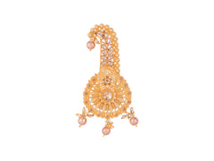 Elegant Groom kalgi with Stone Embellishments