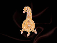 Elegant Groom kalgi with Stone Embellishments