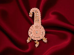 Elegant Groom kalgi with Stone Embellishments