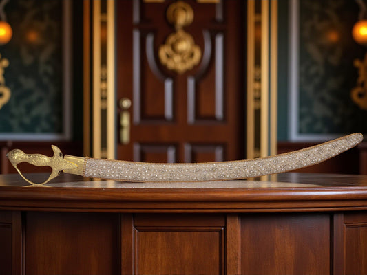 Elegant Ivory Groom Talwaar