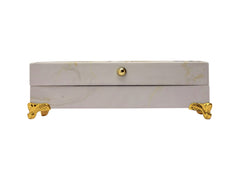 Elegant Multicolor Leaf Design Cash Box