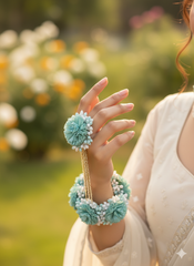 Mint Elegance Hathphool Set