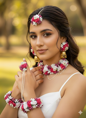 Blossom Charm Floral Jewellery Set