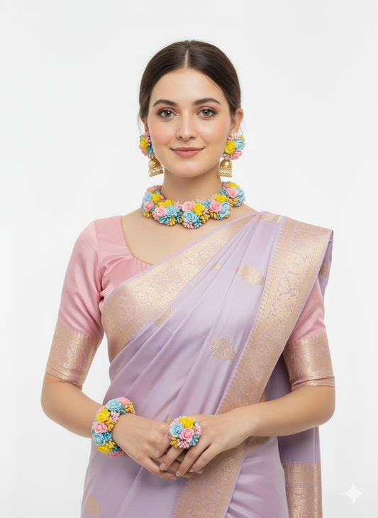 Pastel Bliss Bridal Floral Set