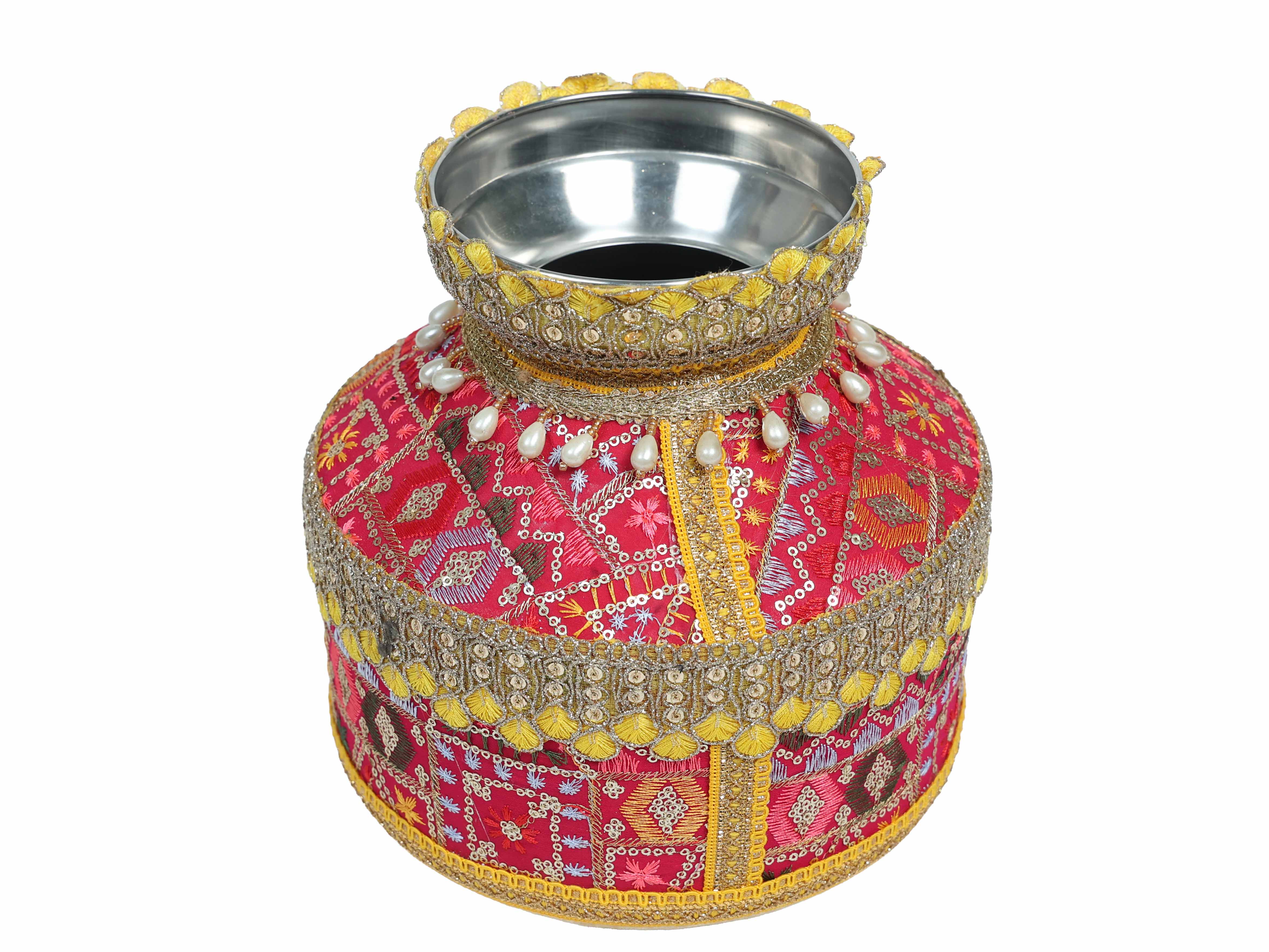 Ghadoli Phulkari Rani Pink