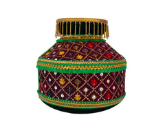 Ghadoli Zardosi Maroon