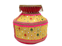 Ghadoli Zardosi Yellow