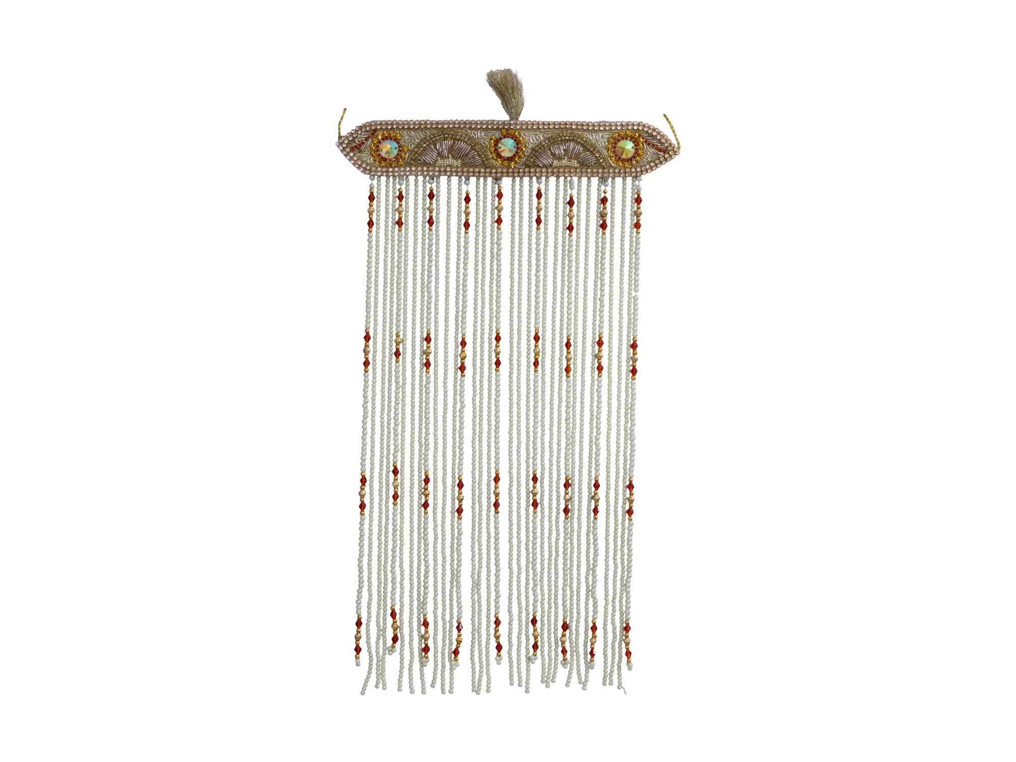 Golden Embellishments Pearl Beaded Groom Sehra