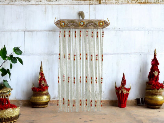 Golden Embellishments Pearl Beaded Groom Sehra