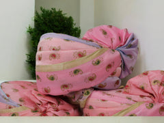 Golden Paisley Pink Baraati Pagdi
