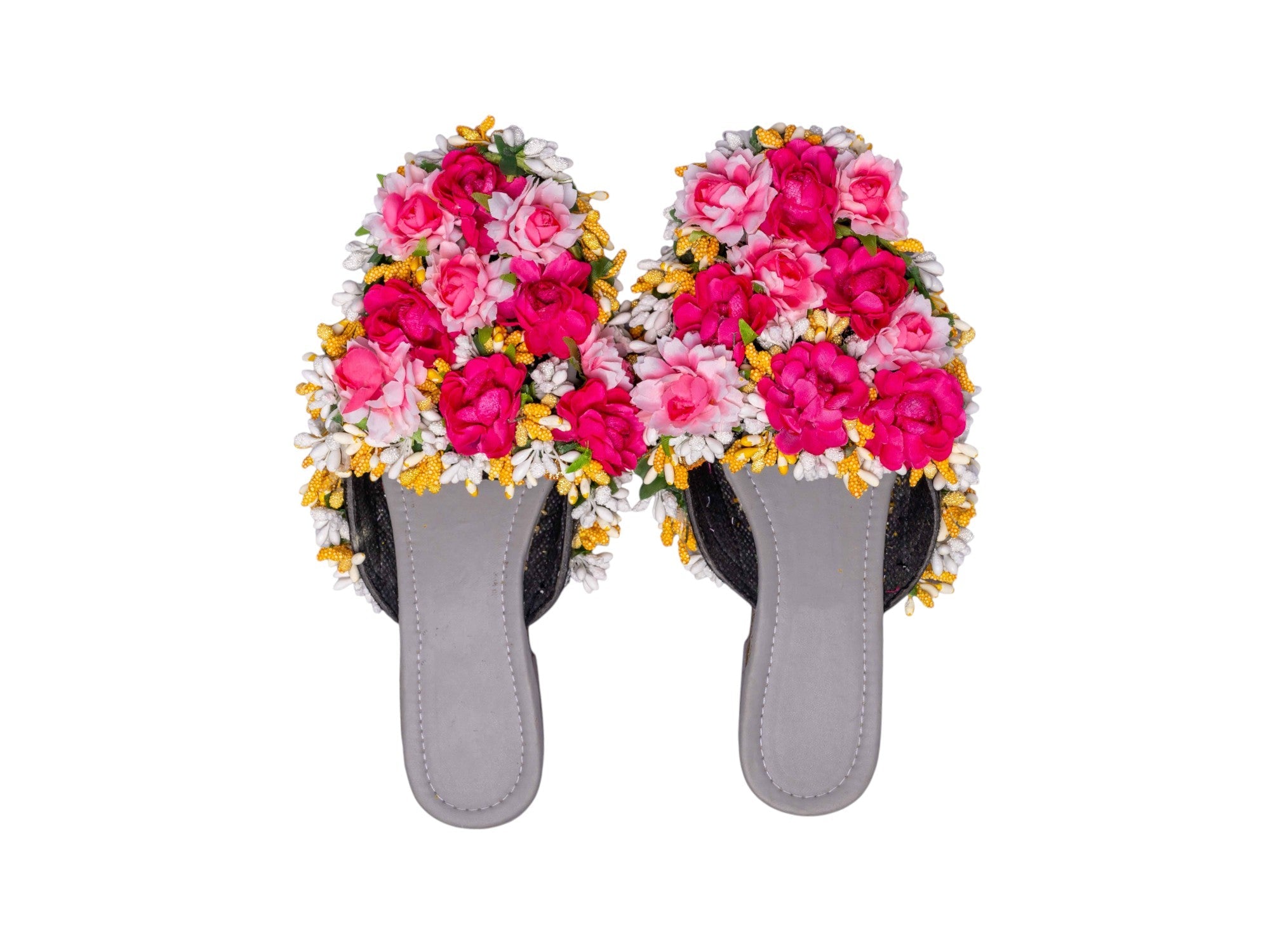 Gulabi Rang – Bridal Floral Juti