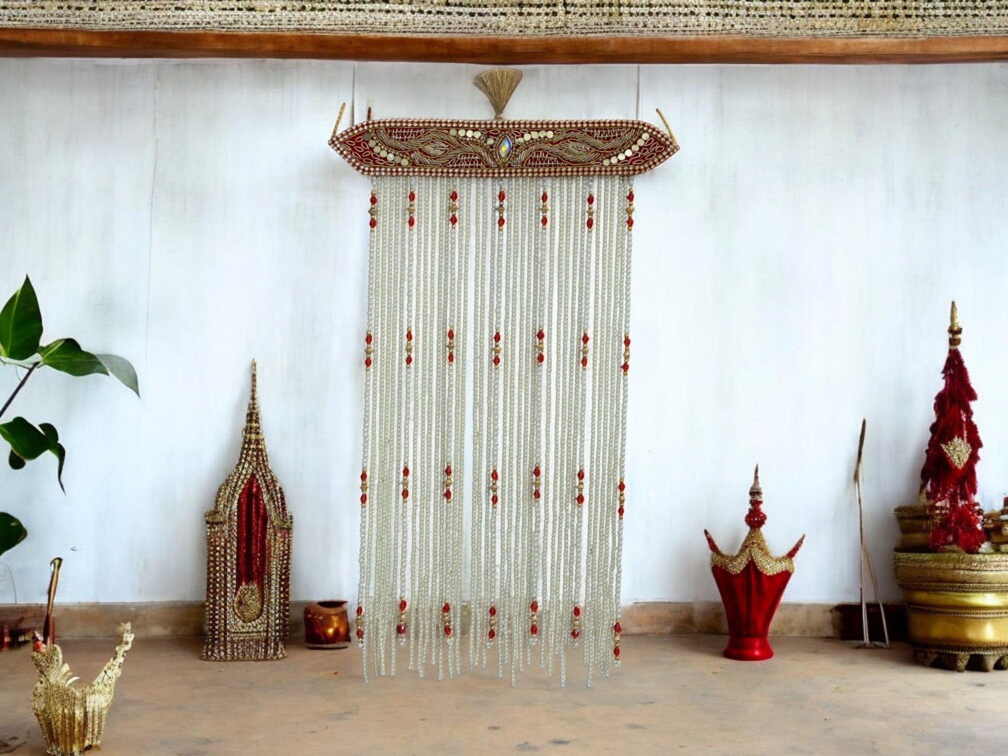 Handcrafted Pearl & Bead Groom Sehra