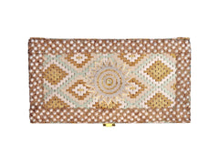 Handcrafted Pearl & Brocade Chooda Box - Blue