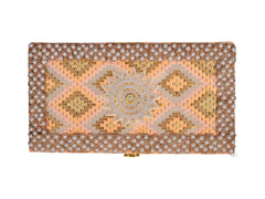 Handcrafted Pearl & Brocade Chooda Box - Pink