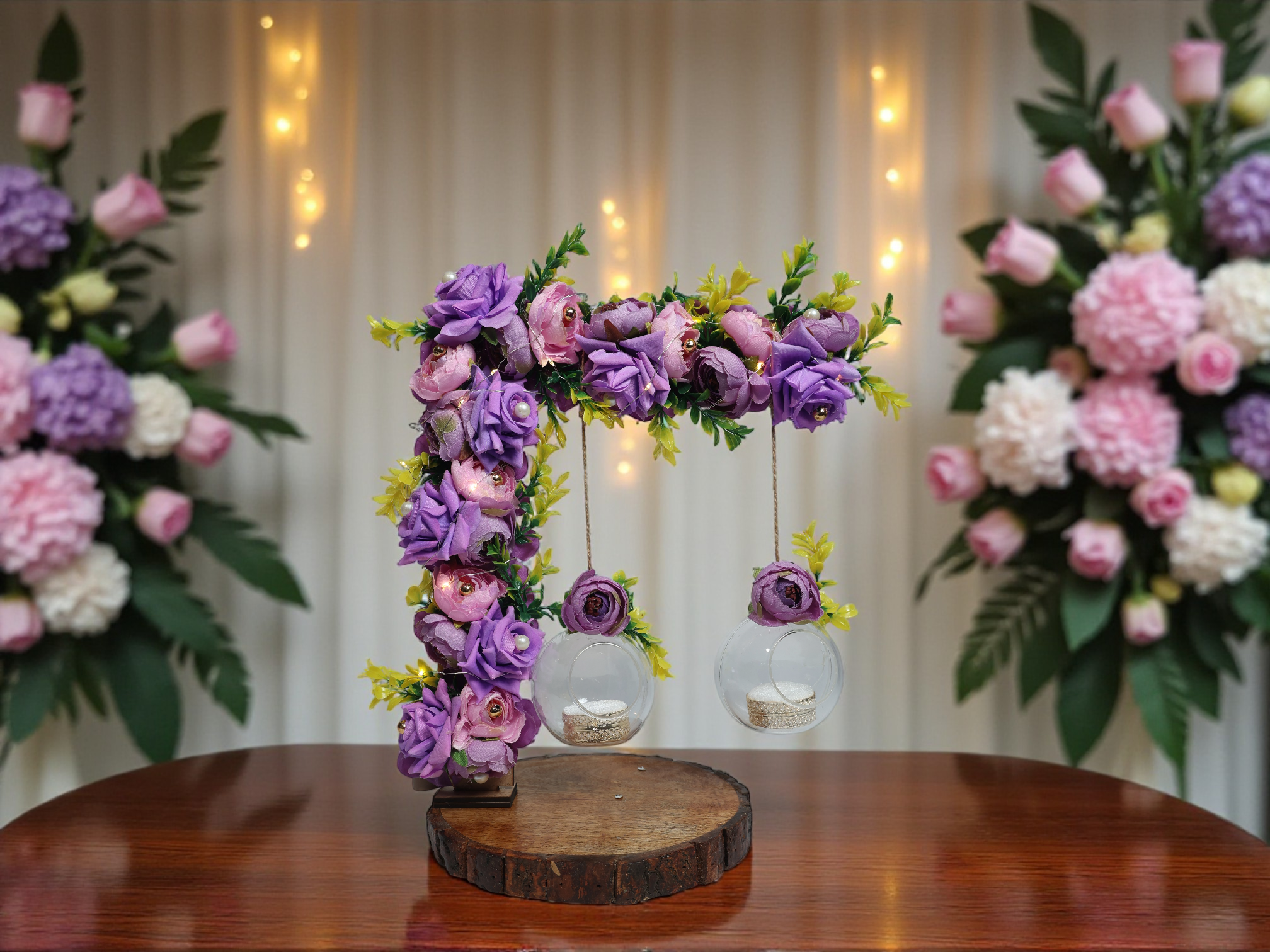 Hanging Bloom Ring Platter - Lavender