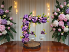Hanging Bloom Ring Platter - Lavender