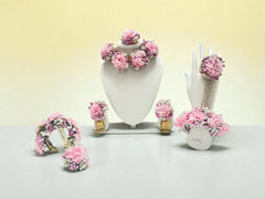 Gulaabi Bridal Floral Jewellery Set