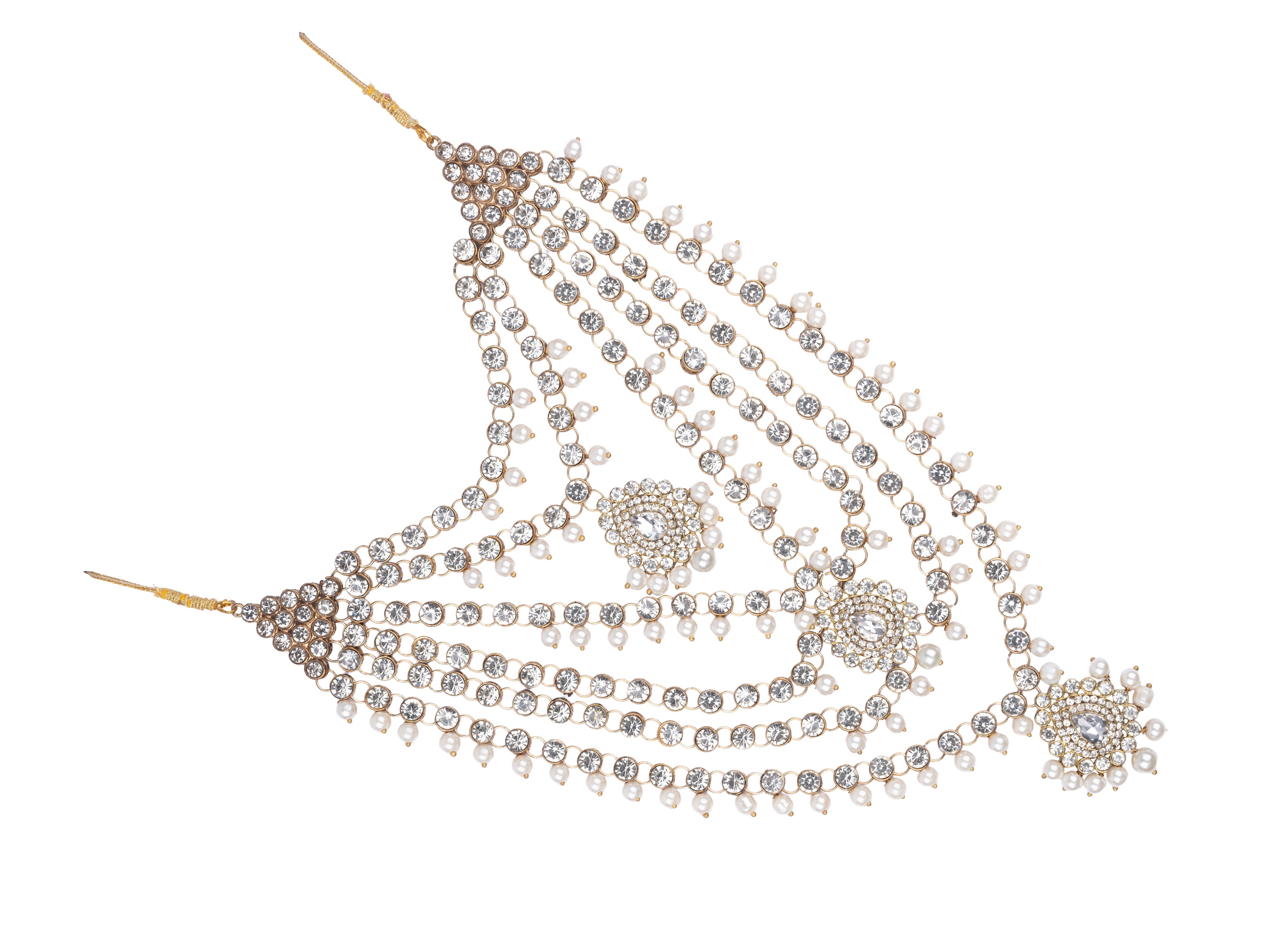 Maharaja Multi-Layered Groom Mala with Pearls & Stones