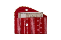 Maroon-White Shagun Envelope