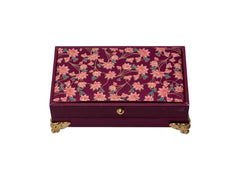 Maroon Floral Cash Gift Box