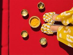 Phoolon Ki Chaap – Floral Haldi Juti