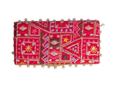 Phulkari Handcrafted Cash Box - Rani Pink