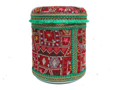 Phulkari Handcrafted Box - Maroon
