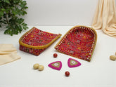 Phulkari Handcrafted Chaak - Rani Pink