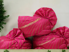Pink Bandhani Baraati Pagdi