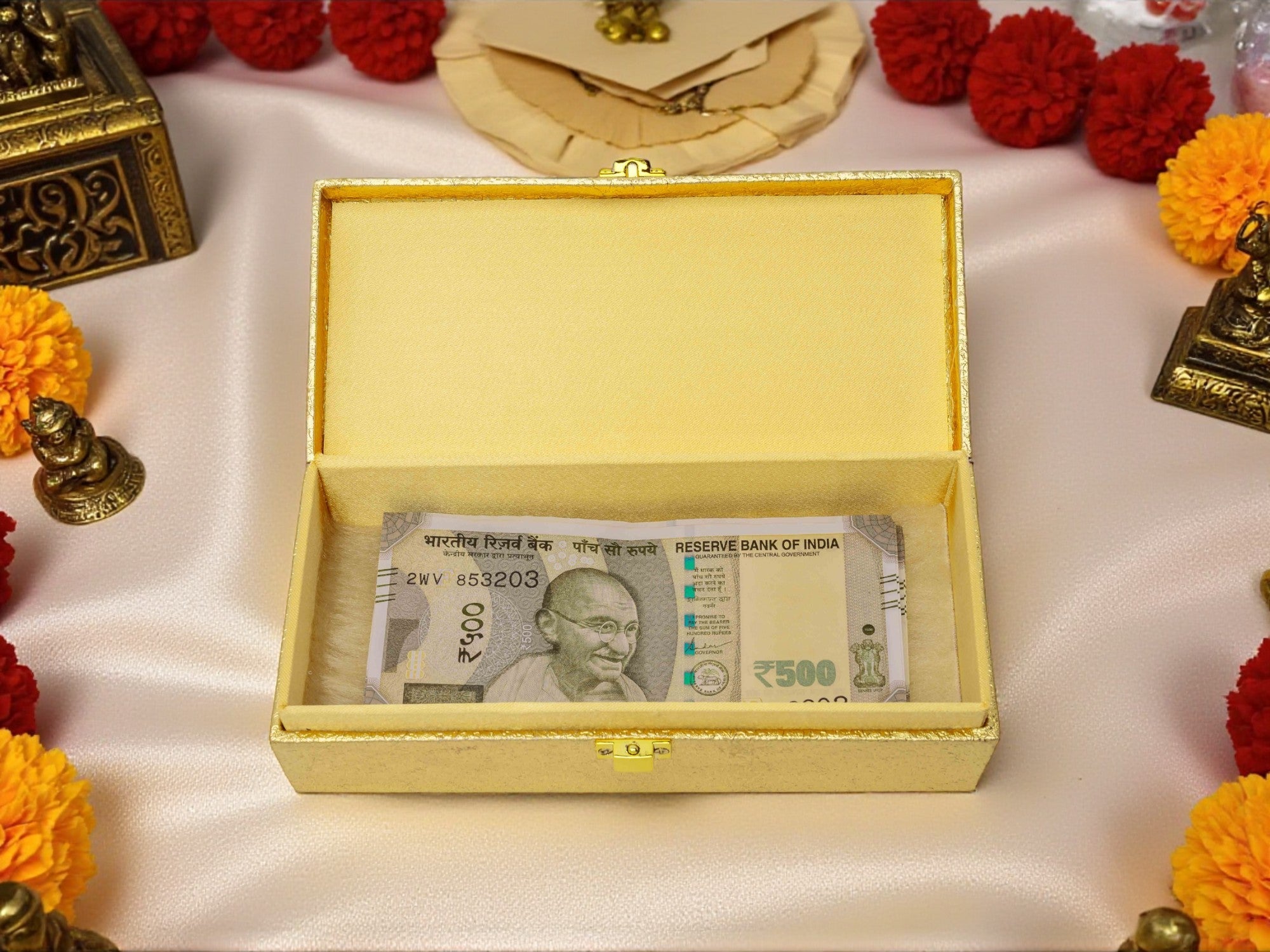 Premium Rich Floral Cash Box