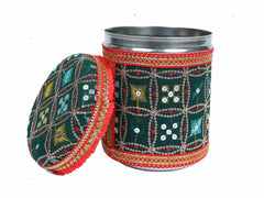 Rajwada Handcrafted box - Green