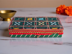 Rajwada Handcrafted cash box- Green
