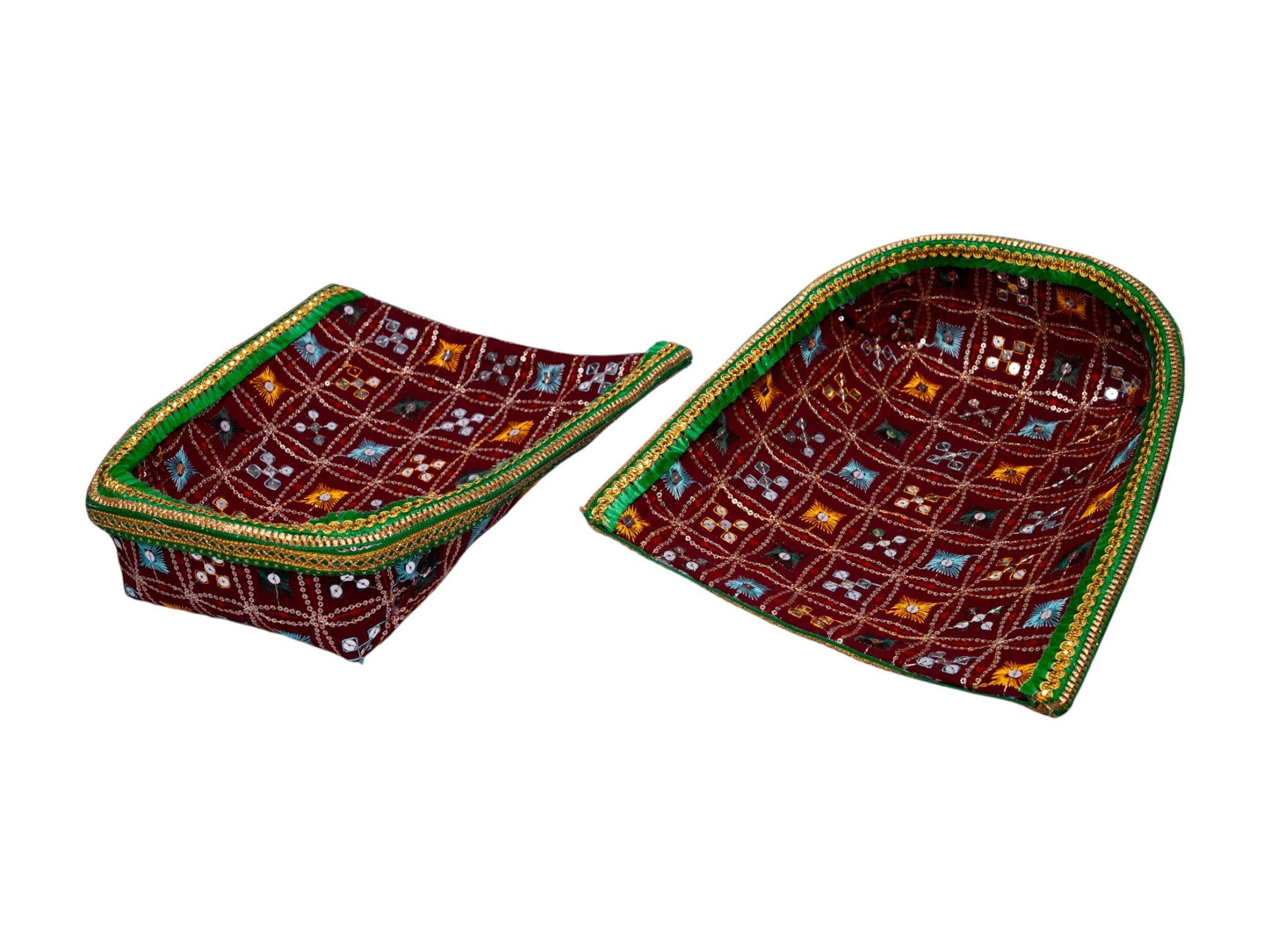 Rajwada Handcrafted Chaak - Maroon