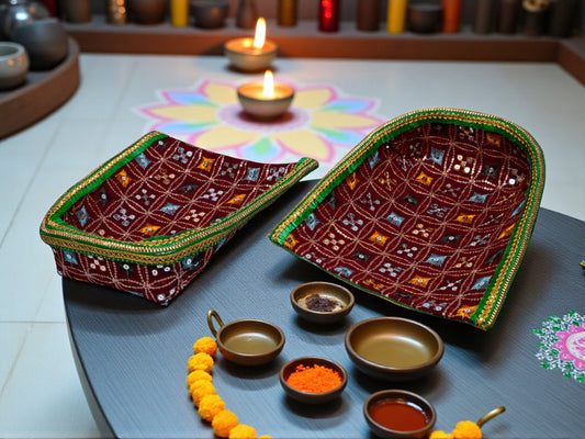 Rajwada Handcrafted Chaak - Maroon