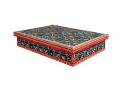 Rajwada Handcrafted Chowki - Green