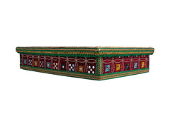 Rajwada Handcrafted Chowki - Maroon