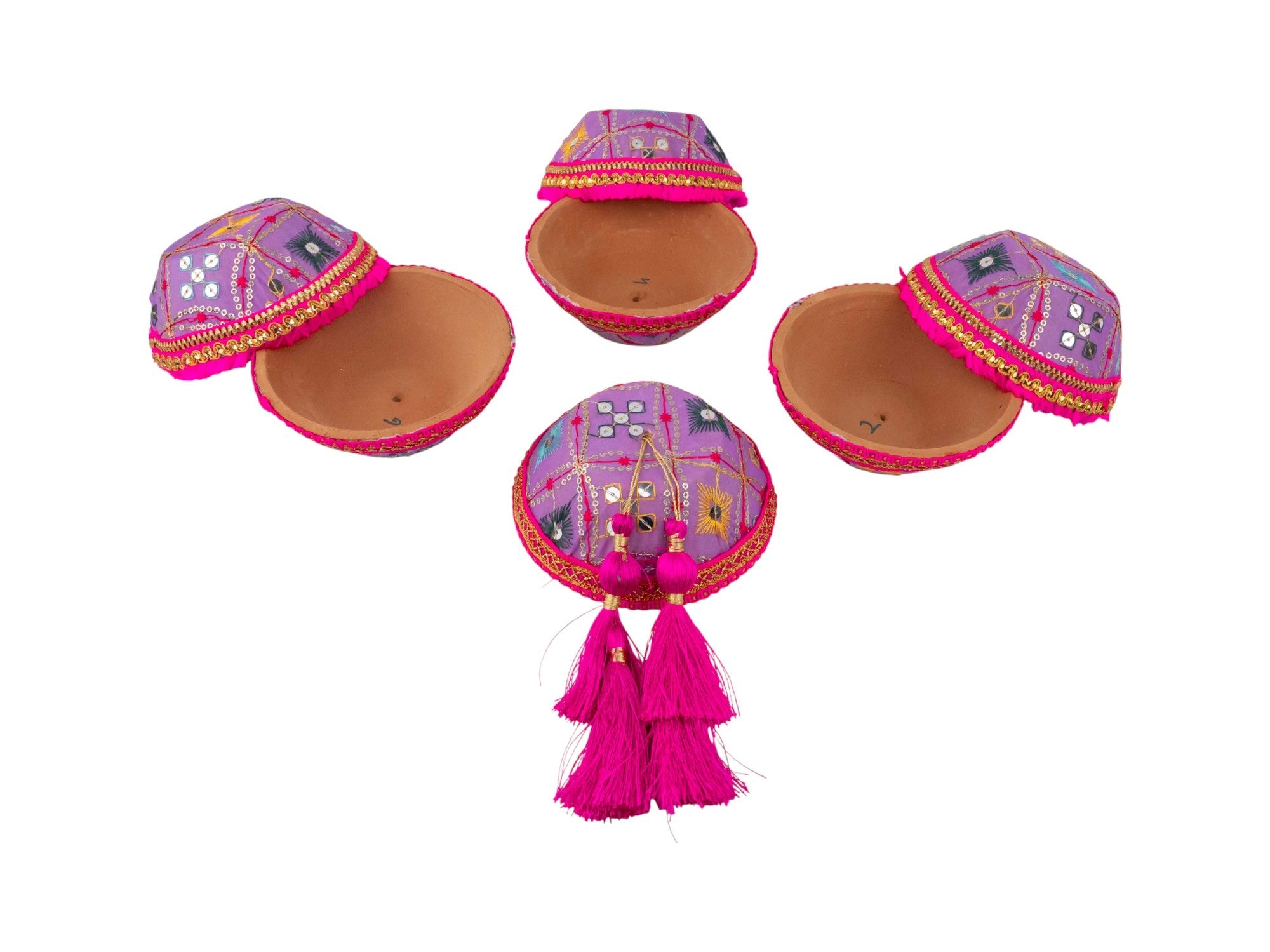 Rajwada Handcrafted manda - Lavender