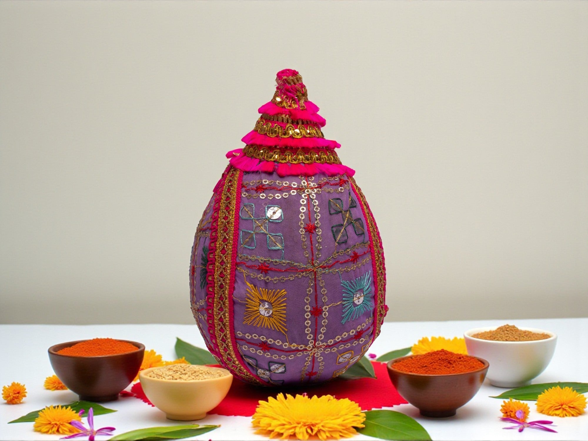 Rajwada Handcrafted nariyal - Lavender