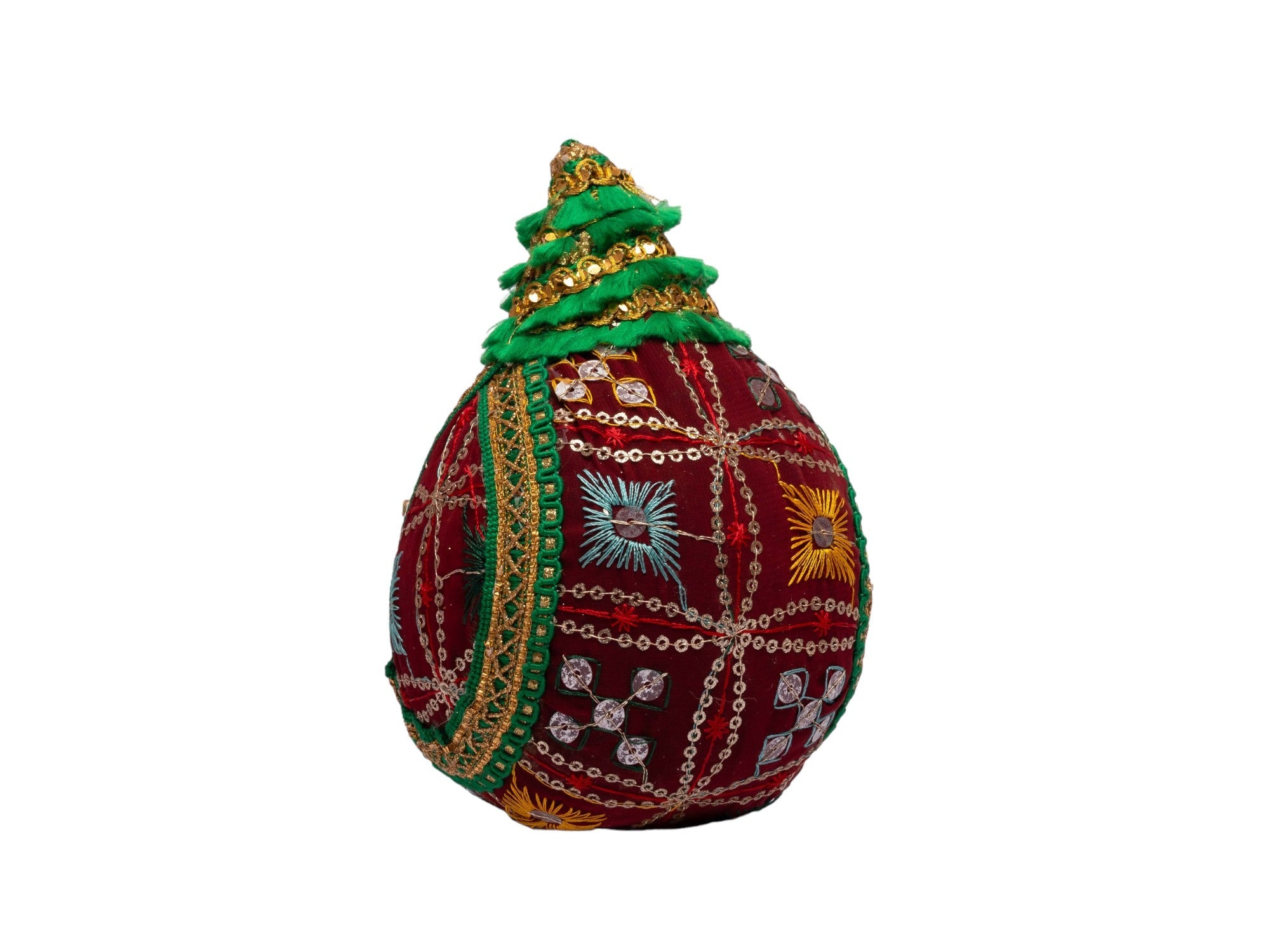 Rajwada Handcrafted nariyal - Maroon