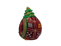 Rajwada Handcrafted nariyal - Maroon