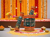 Rajwada Handcrafted Okhal Musal - Green