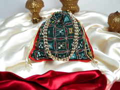 Premium Elegance Teej Celebration Thaal Combo with Potli, Ladoo Box & Shagun Essentials