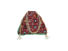 Rajwada Handcrafted Potli - Maroon - Image 2